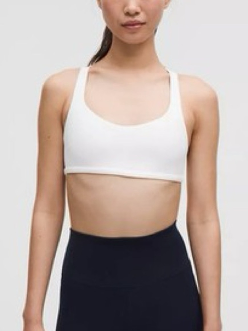 Lululemon Free to Be Sports Bra Top Ivory Women's Size 6